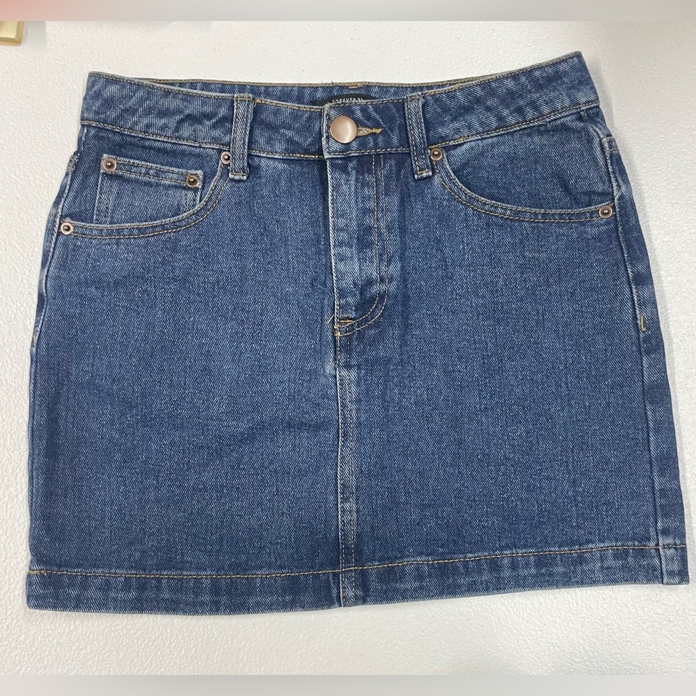 Forever 21 Blue Mini Skirt Casual